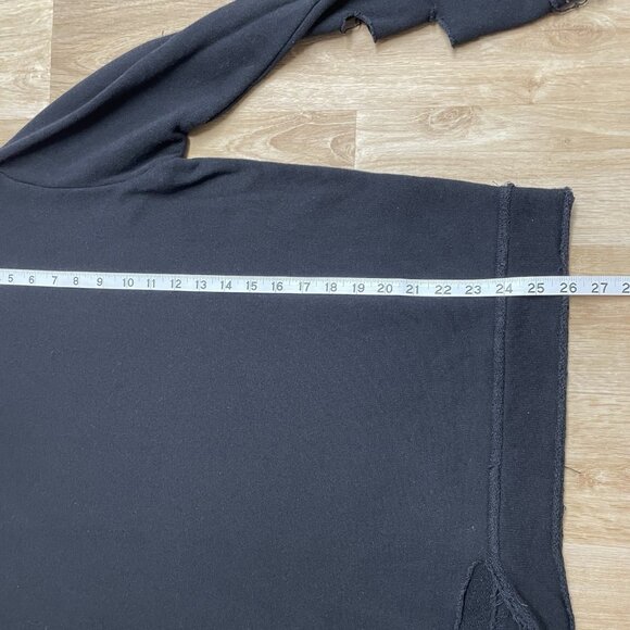 ALALA CYPHER SWEATSHIRT DISTRESSED THRASHED BLK GRUNGE SZ M ELEVATED ATHLEISURE - Picture 11 of 11